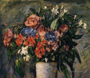 Paul Cezanne Painting - Pot of Flowers Paul Cezanne